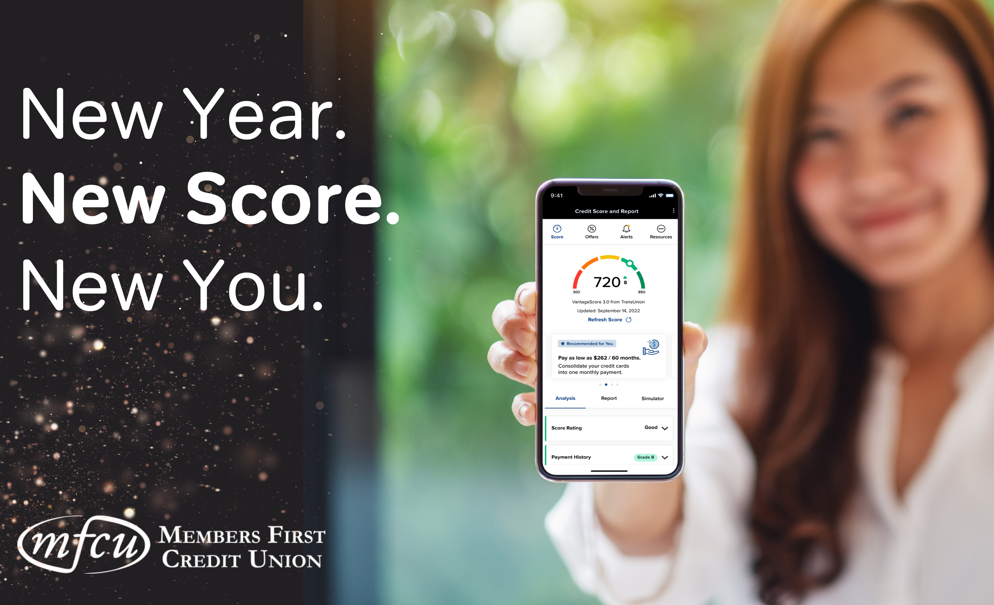 New Year. New Credit Score. New You.